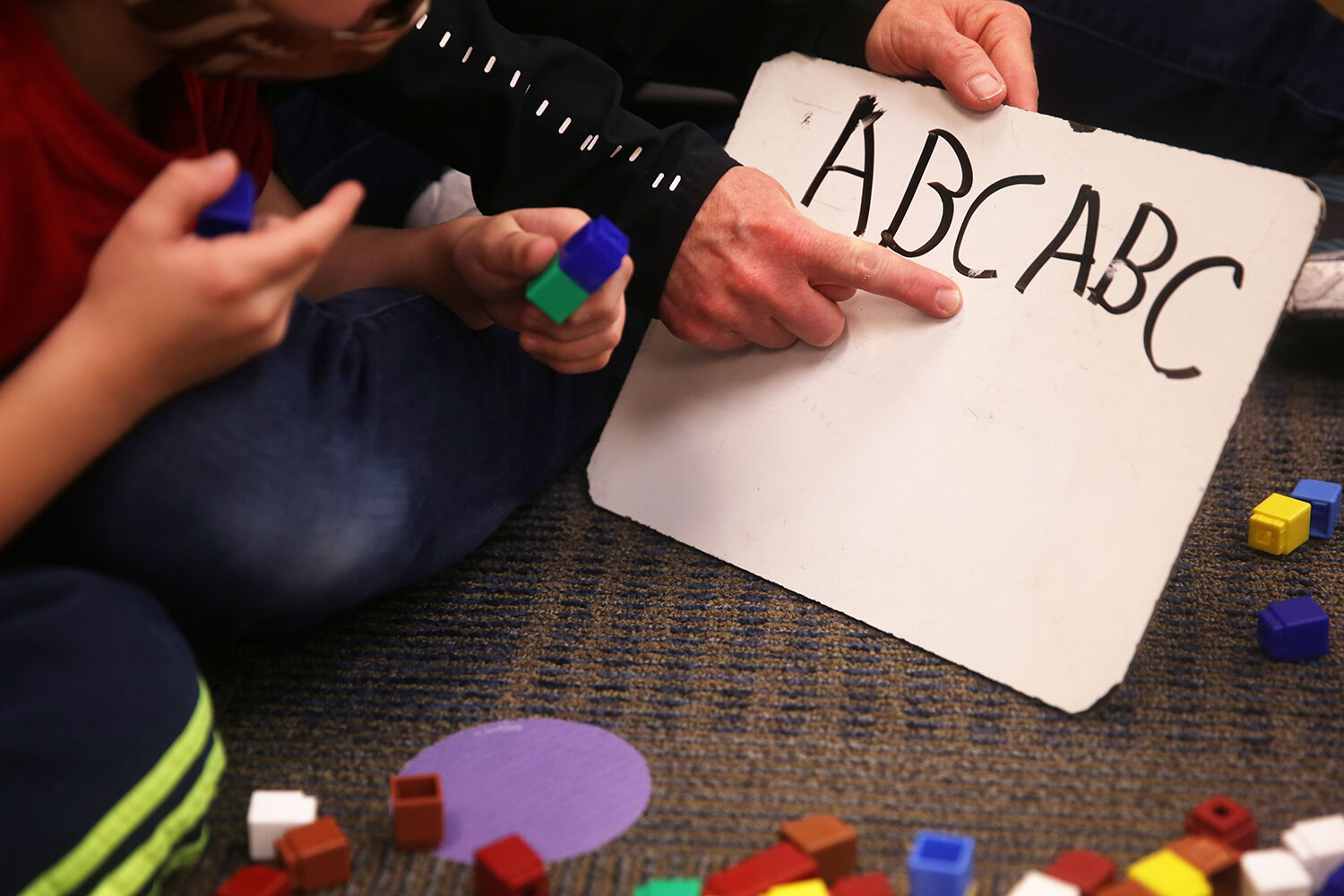 Mary Jean Wodahl spells out the “ABCABC” pattern
